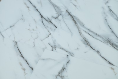 Клеевая плитка ПВХ ART EAST ATS 764, Мрамор Каррара Бьянко 457.2 х 457.2 х 2,5mm (0,5mm)