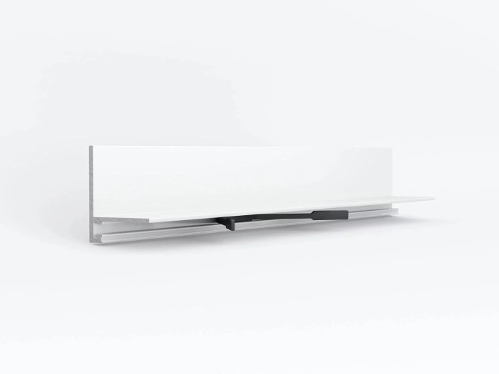 Микроплинтус Laconistiq MICRO L Белый матовый (2450х25.8х16.2х5мм)